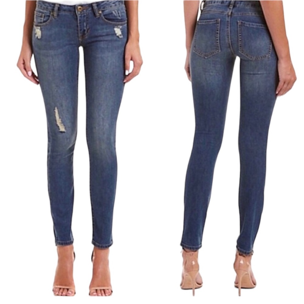 CAbi Distressed Skinny Jeans